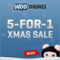Woothemes 5 for 1 Holiday Special